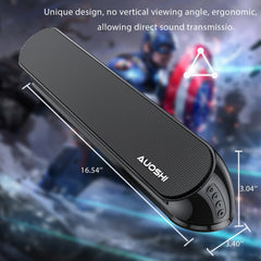 2.1Ch Small Sound Bar for TV, 60W Bluetooth Soundbar with Subwoofer & Remote Control, 5 EQ Modes, HDMI Arc/Optical/Aux/Usb, Home Theater Surround Sound System, 16.5 Inch