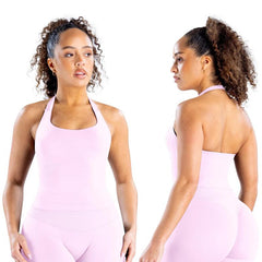 TRYTO Impact Halter Top Sports Yoga Tanks Women Workout Fitness Gym Outdoor Running Tank Tops