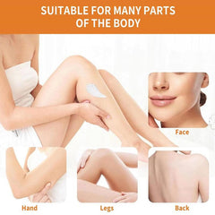 Orange Scented Exfoliator Clear Gel Gentle Exfoliation Exfoliating Gel Nourishing & Moisturizing Deep Cleansing Face & Body Suitable for All Skin Types
