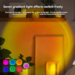 Smart RGB Motion Sensor Night Light, Magnetic LED Wall Sconce, USB Rechargeable Dimmable Ambient Lighting for Bedroom, Hallway, Stairs, Wardrobe, Entryway Home Decor