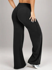 Workout Leggings Womens No Front Seam Straight Leggings High Waist Buttery Eddiy Gym Yoga Pants, Yoga Pants Women High Waist Stretch Casual Soft Straight Leg Bottoms