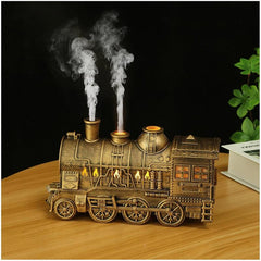 Train Shape Essential Oil Diffuser Humidifier, 2 Lighting Modes, Train Design Home Fragrance Diffuser, 300Ml, for Bedroom Desk