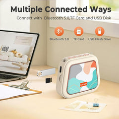 [COHYAN] K20 Voice Amplifier for Teacher,Portablebluetooth Wired Voice Amplifier with Microphoneheadset and Speaker, Mini Voice Amplifier Forclassroom,Speech,Training,Tour Guide,Mini Bagdesign