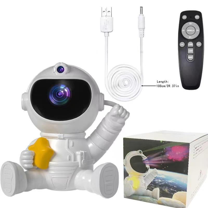Astronaut Galaxy Star Projector Starry Night Light - Starry Nebula Ceiling Projection Lamp with 8 Modes, Remote and 360° Adjustable, Gift for Kids Adults for Bedroom Decor Aesthetic